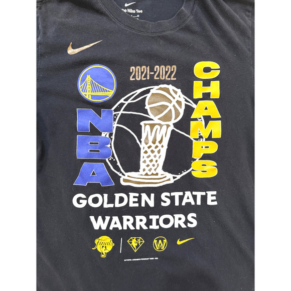 Golden State Warriors TShirt Mens Small NBA Basketball 2021-2022 Champs Nike - Picture 2 of 5